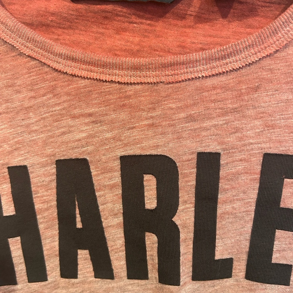 Harley-Davidson Brick Red Tee with Black Logo - Picture 3 of 3